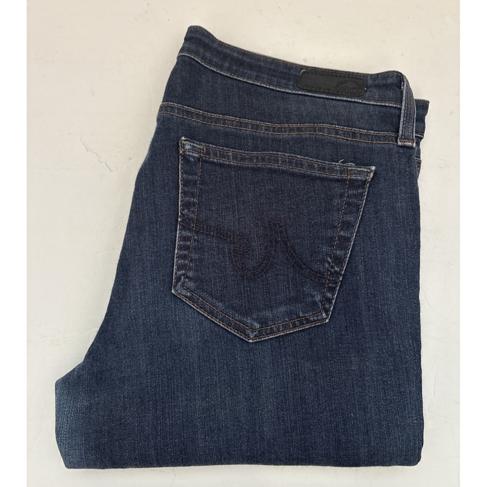 AG Adriano Goldschmied Stilt Cigarette Leg Jeans Dark Wash Jeggings Sz 32